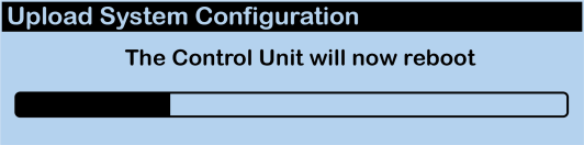 configuration file loaded confirmation screen